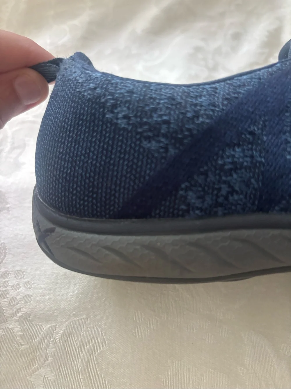 Skechers  Navy Relaxed Fit Breathe Easy Sere-Knity Shoes, Size 9